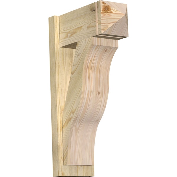 Ekena Millwork Funston Arts & Crafts Rough Sawn Outlooker, Douglas Fir, 8"W x 18"D x 30"H OUT08X18X30FST03RDF - main